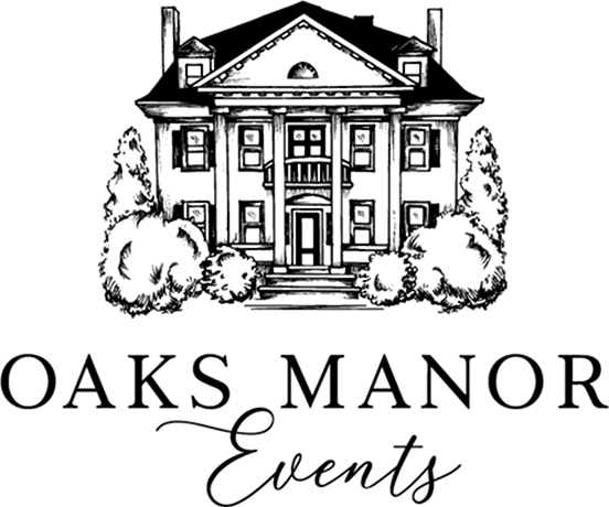 Oaks Manor Golf Course Black Logo